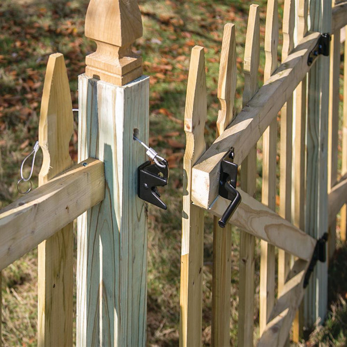 BoerboelGateSolutions Cable Metal Gate Latch